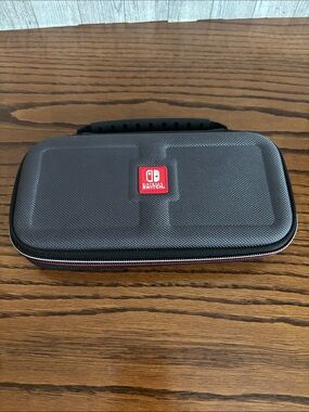 Nintendo Switch Protective Travel Case - Black with Red Accent